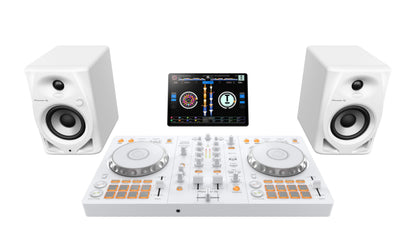 Pioneer DJ DDJ-FLX4 2-Deck DJ Controller, rekordbox & Serato DJ, Limited Edition White