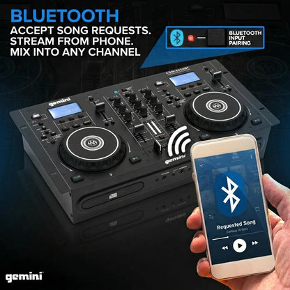GEMINI CDM 4000 BT Mixer e cd table top
