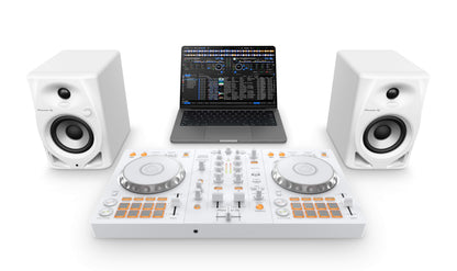 Pioneer DJ DDJ-FLX4 2-Deck DJ Controller, rekordbox & Serato DJ, Limited Edition White
