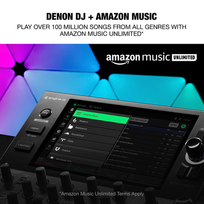Denon DJ SC LIVE 4 Standalone 4-Deck DJ Controller, Wi-Fi, Built-in Speakers, Serato Compatible